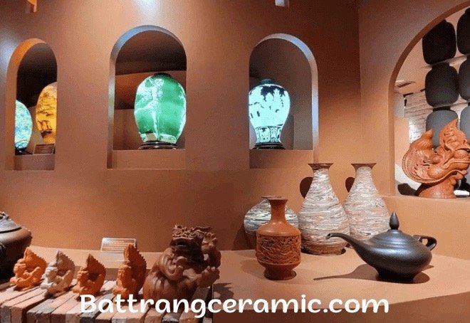 Bảo tàng trưng bày nhiều sản phẩm độc đáo từ gốm